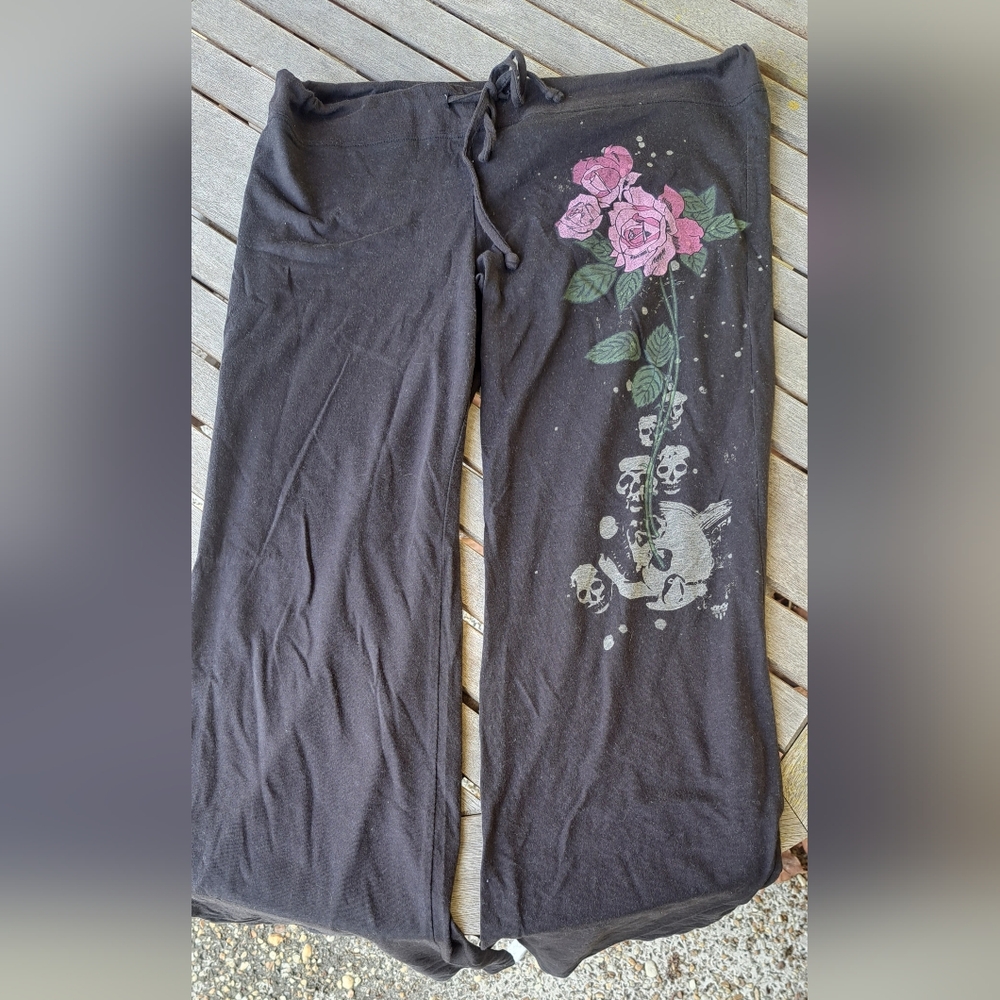 Junk Food Clothing Black Lounge Pants